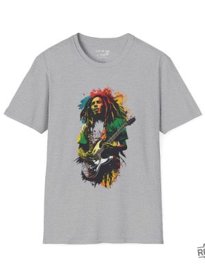 Bob Marley Rocking Out T Shirt Bob Marley T Shirt Bob Marley Shirt revetee 5