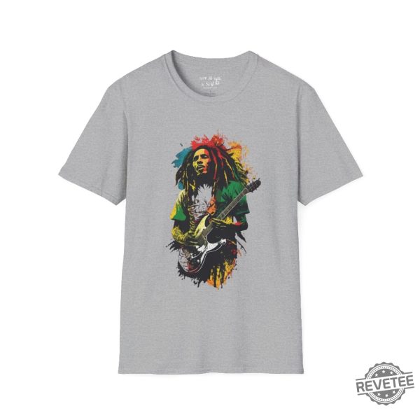 Bob Marley Rocking Out T Shirt Bob Marley T Shirt Bob Marley Shirt revetee 5