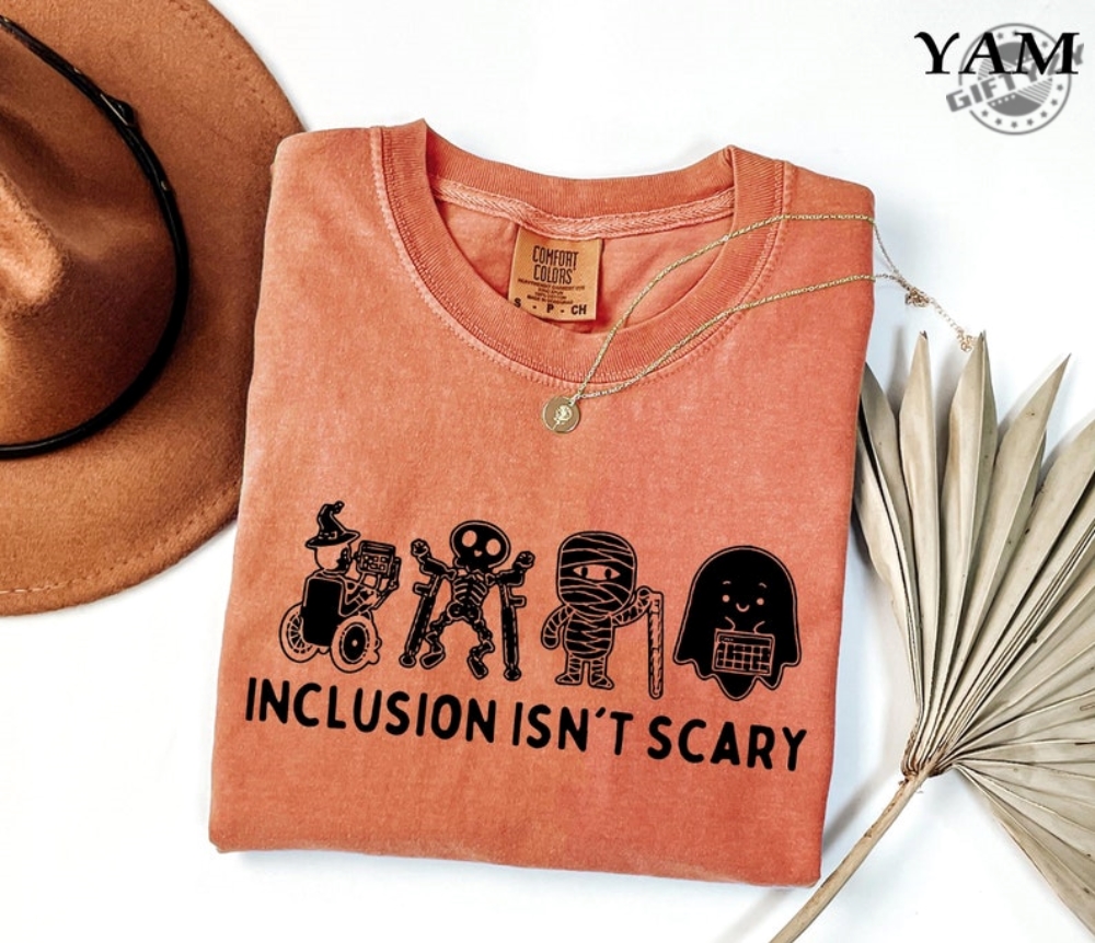 Inclusion Isnt Scary Halloween Shirt Slp Halloween Sweatshirt Halloween Sped Teacher Tshirt Inclusion Awareness Hoodie Teacher Tee