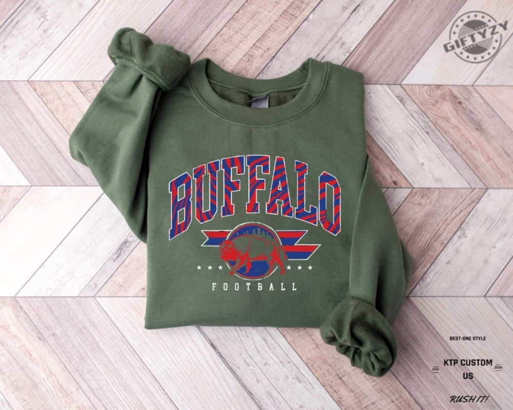 Buffalo Football Shirt Buffalo Football Sweatshirt Tshirt And Hoodie Trendy Buffalo Football Fan Gift Buffalo Game Day Shirt