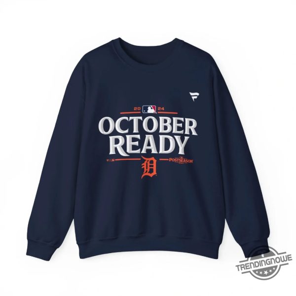 October Ready Tigers Shirt Detroit Tigers October Ready Post Season 2024 T Shirt trendingnowe 3