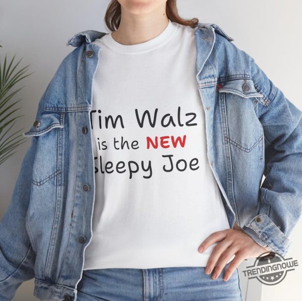 Tim Walz Is A New Sleepy Joe Shirt Jd Vance Shirt Trump Vance 2024 T Shirt Vice President Debate 2024 trendingnowe 2