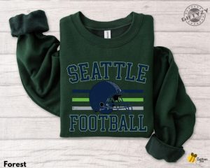 Seattle Football Tshirt Unisex Seattle Sweatshirt Game Day Apparel Seattle Football Fan Shirt Gift For Football Lovers giftyzy 3