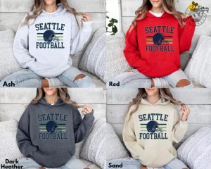 Seattle Football Tshirt Unisex Seattle Sweatshirt Game Day Apparel Seattle Football Fan Shirt Gift For Football Lovers giftyzy 6