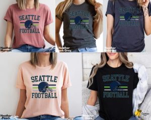 Seattle Football Tshirt Unisex Seattle Sweatshirt Game Day Apparel Seattle Football Fan Shirt Gift For Football Lovers giftyzy 7