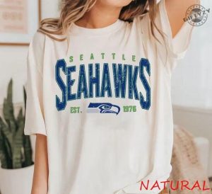 Vintage Seattle Football Shirt Football Sweatshirt Seattle Football Fan Hoodie Seahawks Tee Seahawks Tshirt Game Day Apparel giftyzy 2