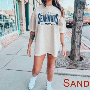 Vintage Seattle Football Shirt Football Sweatshirt Seattle Football Fan Hoodie Seahawks Tee Seahawks Tshirt Game Day Apparel giftyzy 3