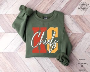 Kc Chiefs Sweatshirt Kc Chiefs In My Heart Hoodie Kansas City Football Tshirt Gift For Football Fan Tee Kc Football Shirt giftyzy 3