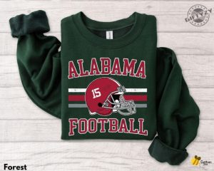 Alabama Football Sweatshirt Hoodie Retro Distressed Game Day Crewneck Sweatshirt Bama Fan Unisex Tailgate Shirt giftyzy 3