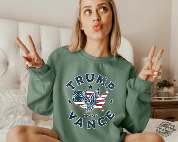 Trump 2024 Sweatshirt Trump Vance 24 Trump Vance Merch Trump Vance Shirt Donald Trump Shirt Trump Shirts revetee 1