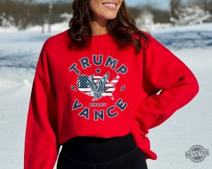 Trump 2024 Sweatshirt Trump Vance 24 Trump Vance Merch Trump Vance Shirt Donald Trump Shirt Trump Shirts revetee 2