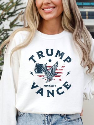 Trump 2024 Sweatshirt Trump Vance 24 Trump Vance Merch Trump Vance Shirt Donald Trump Shirt Trump Shirts revetee 3