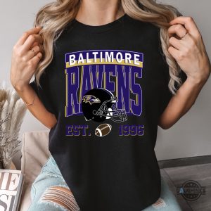 ravens sweatshirt t shirt hoodie baltimore ravens game day shirt vintage baltimore football tee laughinks 3