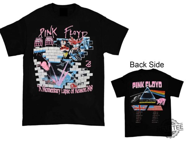 Pink Floyd 1988 Tour Shirt Pink Floyd Pulse Tour Pink Floyd Tour 1988 Shirt revetee 1