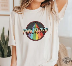 Vintage Pink Floyd Shirt Pink Floyd Rainbow Shirt Pink Floyd Lover Shirt Music Concert Shirt revetee 2