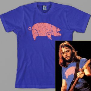 David Gilmour Pig Shirt Pink Floyd Animals T Shirt The Wall Syd Barrett Shirt revetee 4