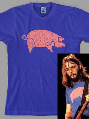 David Gilmour Pig Shirt Pink Floyd Animals T Shirt The Wall Syd Barrett Shirt revetee 4