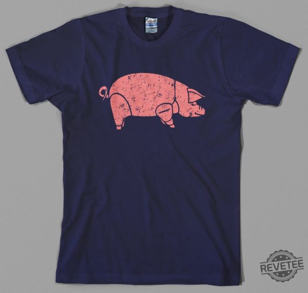 David Gilmour Pig Shirt Pink Floyd Animals T Shirt The Wall Syd Barrett Shirt revetee 5