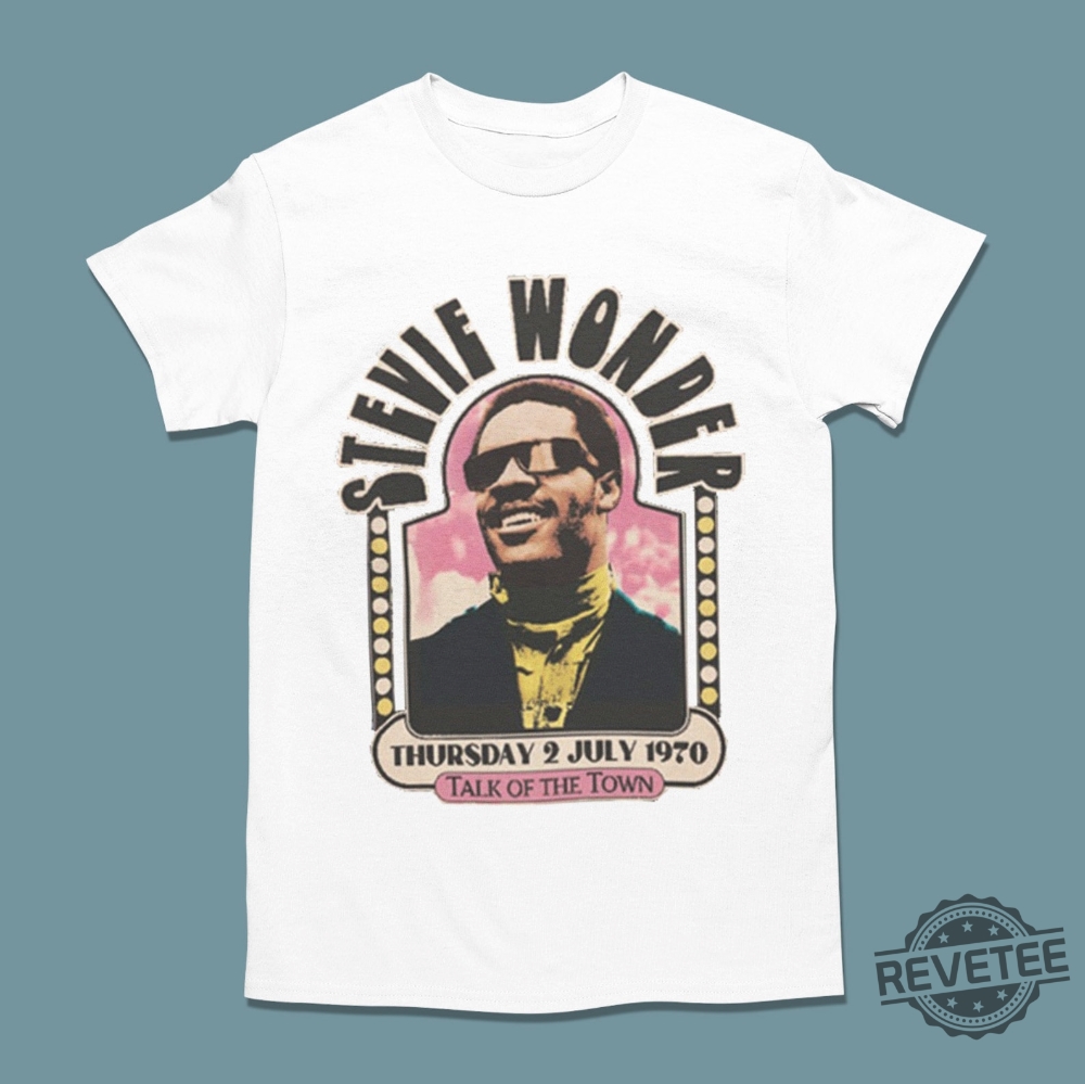 Vintage 70S Stevie Wonder T Shirt Talk Of The Town Shirt Stevie Wonder Merch Stevie Wonder Shirt