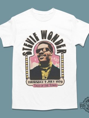 Vintage 70S Stevie Wonder T Shirt Talk Of The Town Shirt Stevie Wonder Merch Stevie Wonder Shirt revetee 2