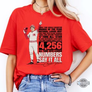 rip pete rose t shirt sweatshirt hoodie all time hits leader signature shirt