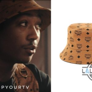 brown mcm bucket hat in visetos replica 3d printed hats