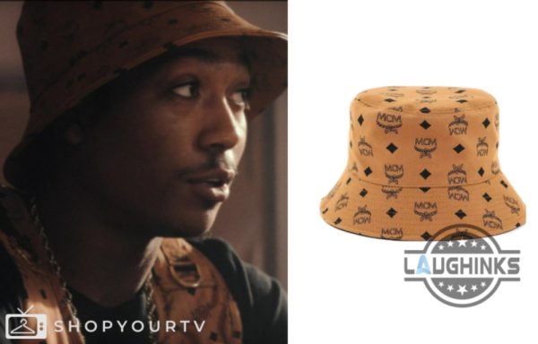 brown mcm bucket hat in visetos replica 3d printed hats