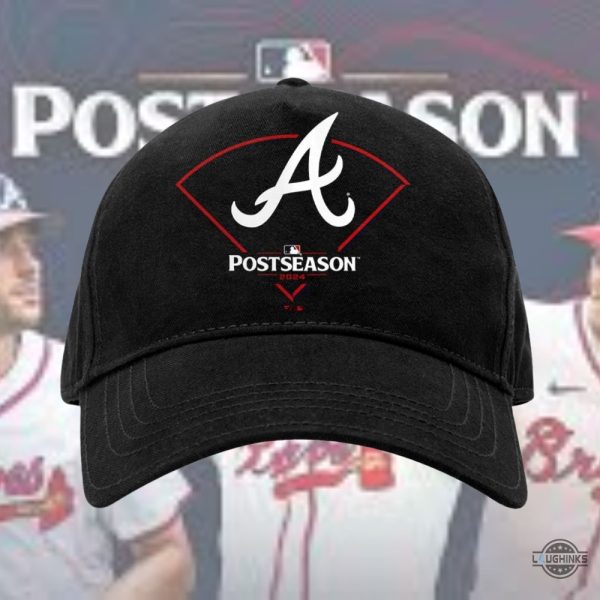 vintage atlanta braves hat 2024 mlb postseason around the horn classic embroidered baseball cap laughinks 1