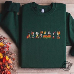 Charlie Brown Embroidered Crewneck Snoopy Halloween Shirt Snoopy Halloween Costume Charlie Brown Shirt revetee 2