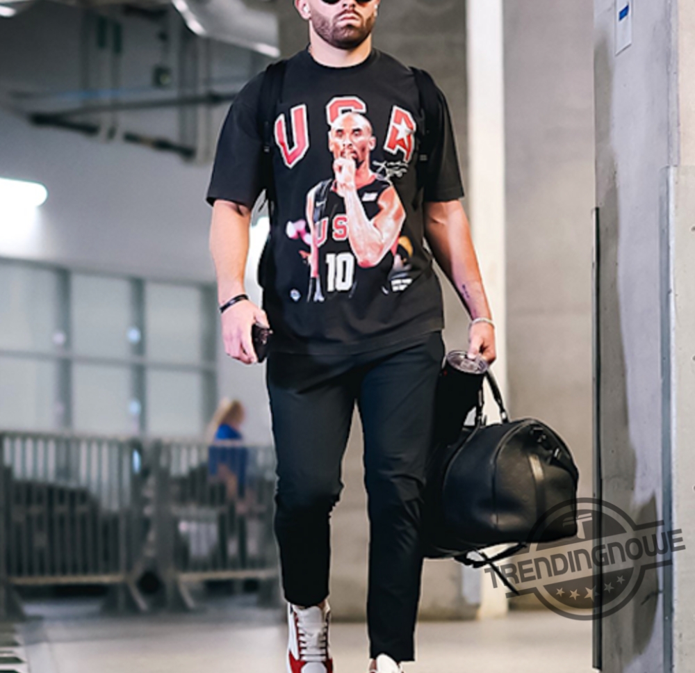 Baker Mayfield Wears Kobe Bryant Mamba Shirt trendingnowe 1