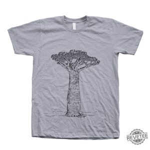 Baobab Tree Tshirt Hand Screen Print Crew Neck T Shirt Baobab Shirt revetee 3