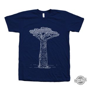 Baobab Tree Tshirt Hand Screen Print Crew Neck T Shirt Baobab Shirt revetee 4