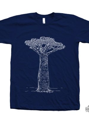 Baobab Tree Tshirt Hand Screen Print Crew Neck T Shirt Baobab Shirt revetee 4