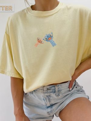 Embroidered Cute Ostrich Art Shirt Wildlife Ostrich Tee Ostrich Lover Tee Ostrich Shirt revetee 5