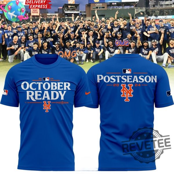 New York Mets October Ready 2024 Blue T Shirt Mets October Ready Shirt Mets Nlds Shirt revetee 1