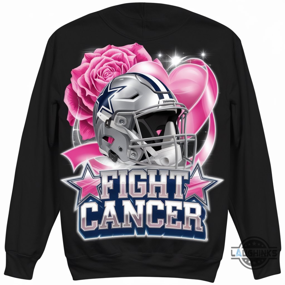 Fight Cancer Breast Cancer Dallas Cowboy Shirt Nfl Football Tee