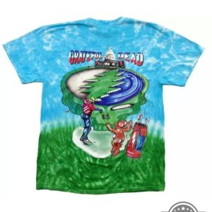 grateful dead golf shirt tie dye skeleton golfer steal your face tee washington dc tour vintage tee shirt sweatshirt hoodie laughinks 1