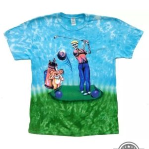 grateful dead golf shirt tie dye skeleton golfer steal your face tee washington dc tour vintage tee shirt sweatshirt hoodie laughinks 2