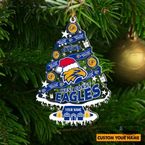 custom west coast eagles christmas ornament afl sport personalized acrylic ornament laughinks 2