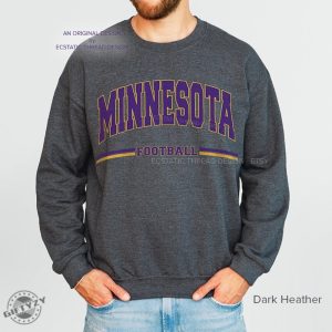 Vintage Minnesota Football Shirt Distressed Minnesota Football Crewneck Sweatshirt Vikings Hoodie Minnesota Football Fan Gift giftyzy 6