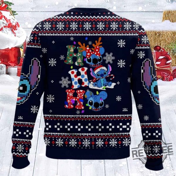 Stitch Merry Stitchmas Ugly Christmas Sweater Stitch Merry Stitchmas Christmas Sweatshirt revetee 2