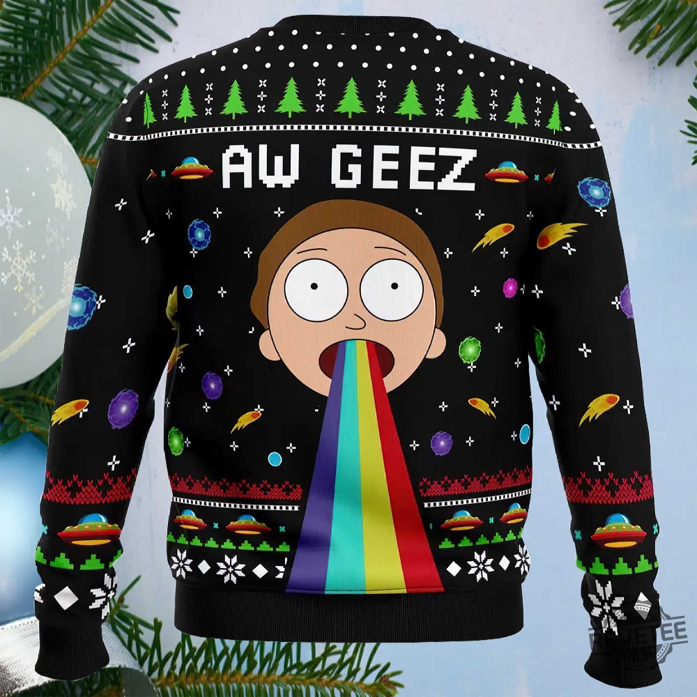 Aw Geez Ugly Christmas Sweater Aw Geez Christmas Sweatshirt