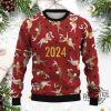 2024 Happy Dancer Ugly Christmas Sweater 2024 Happy Dancer Christmas Sweatshirt revetee 1