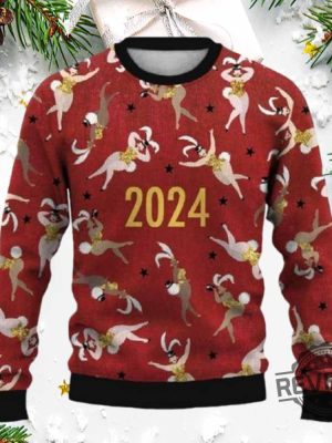 2024 Happy Dancer Ugly Christmas Sweater 2024 Happy Dancer Christmas Sweatshirt revetee 2