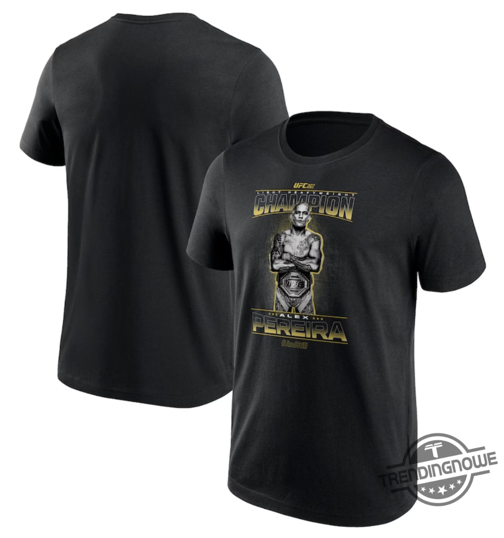 Ufc 307 Champion Alex Pereira Shirt