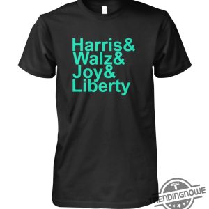 Harris Walz Joy Liberty Shirt trendingnowe 2