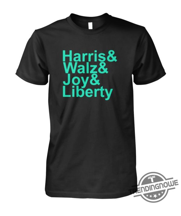 Harris Walz Joy Liberty Shirt trendingnowe 2