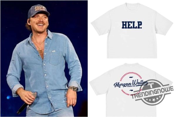 Morgan Wallen Hurricane Helene Relief Help Shirt trendingnowe 1