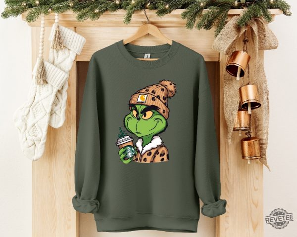 Bougie Grinch Christmas Shirt Christmas Movie Gift Grinch Christmas Hoodie revetee 3