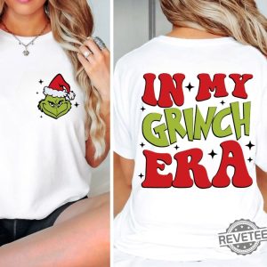 In My Grinch Era Christmas Shirt Grinch Era Sweatshirt Retro Christmas Shirt revetee 2